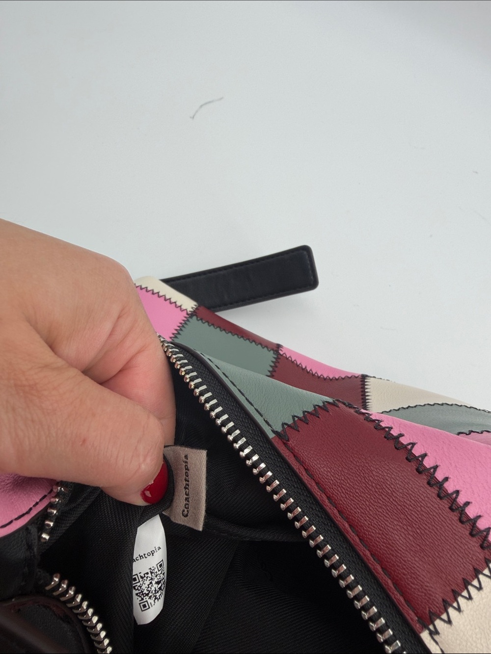 Coachtopia Alter/Ego Slouchy Shoulder Bag in Multi 2 A1 - Picture 7 of 8